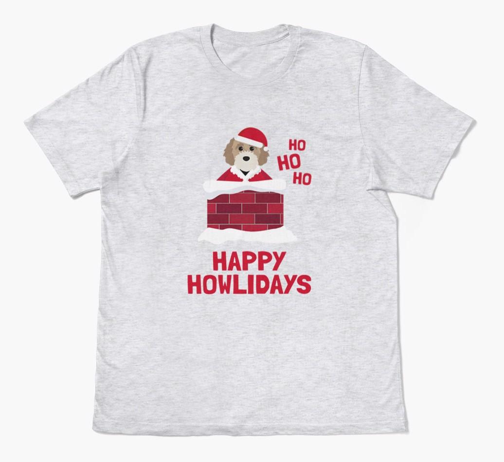 'Happy Howlidays' - Personalized {breedFullName} Adult T-Shirt