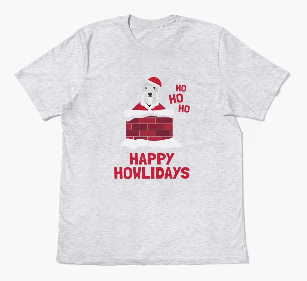 'Happy Howlidays' - Personalized {breedFullName} Adult T-Shirt