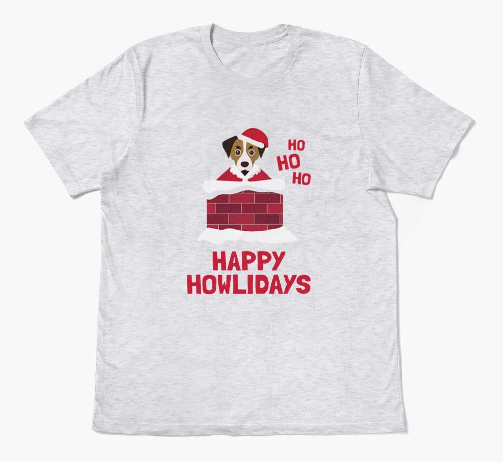 'Happy Howlidays' - Personalized {breedFullName} Adult T-Shirt