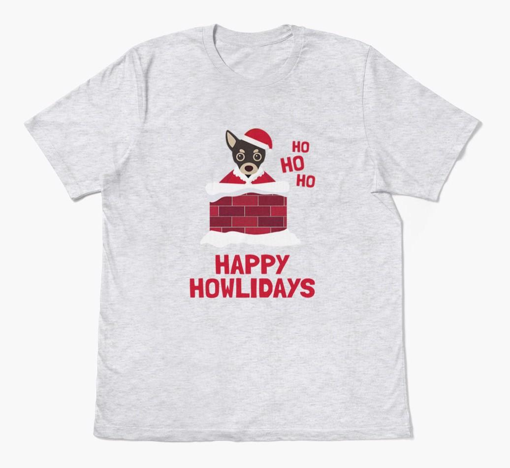 'Happy Howlidays' - Personalized {breedFullName} Adult T-Shirt