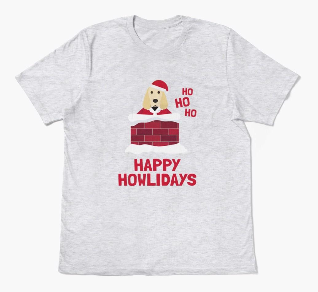 'Happy Howlidays' - Personalized {breedFullName} Adult T-Shirt