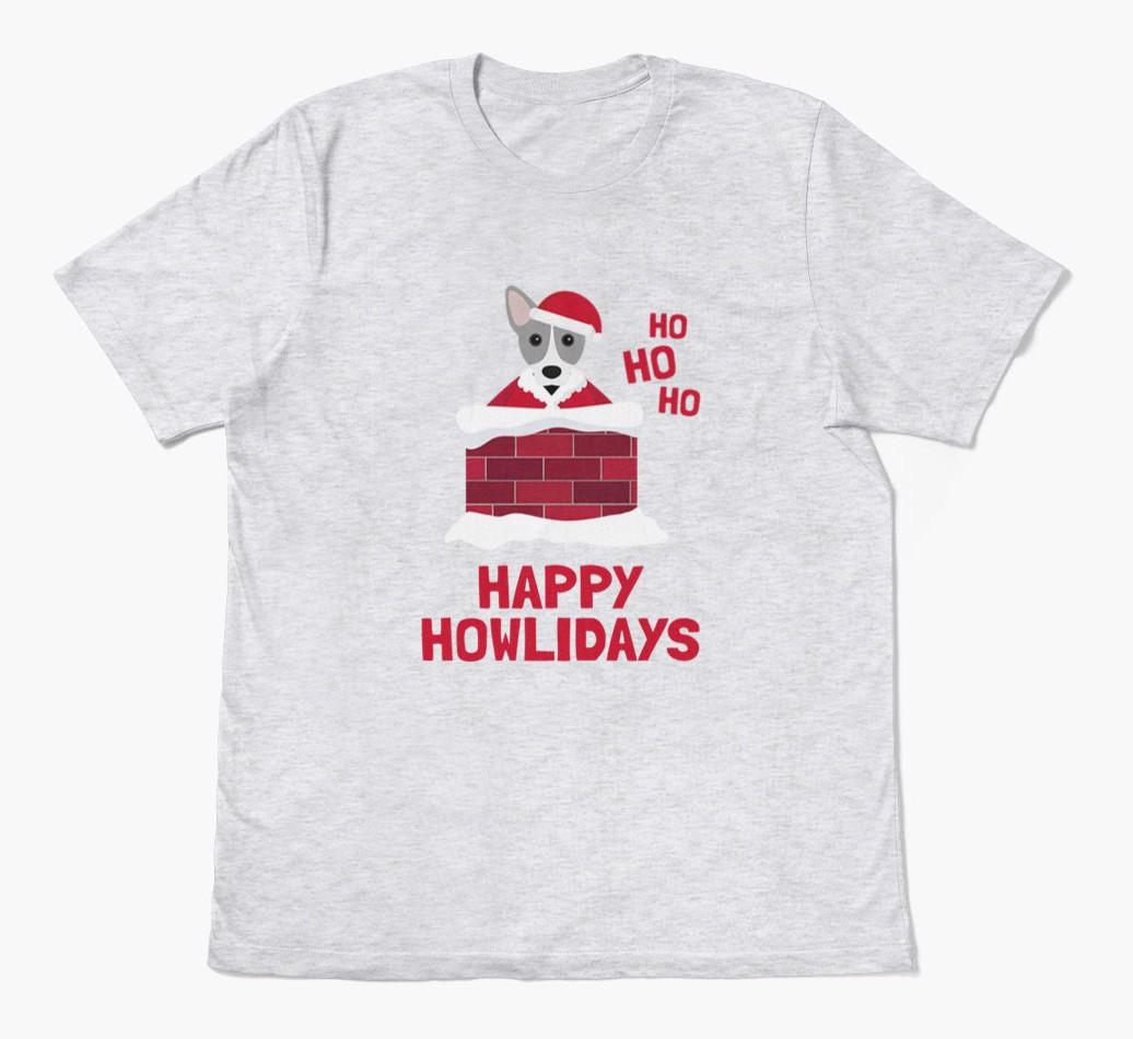 'Happy Howlidays' - Personalized {breedFullName} Adult T-Shirt