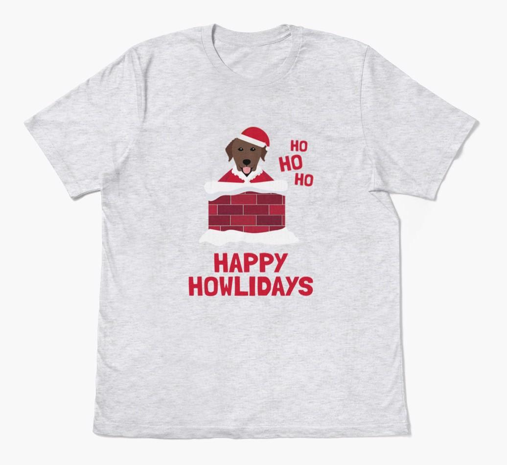 'Happy Howlidays' - Personalized {breedFullName} Adult T-Shirt