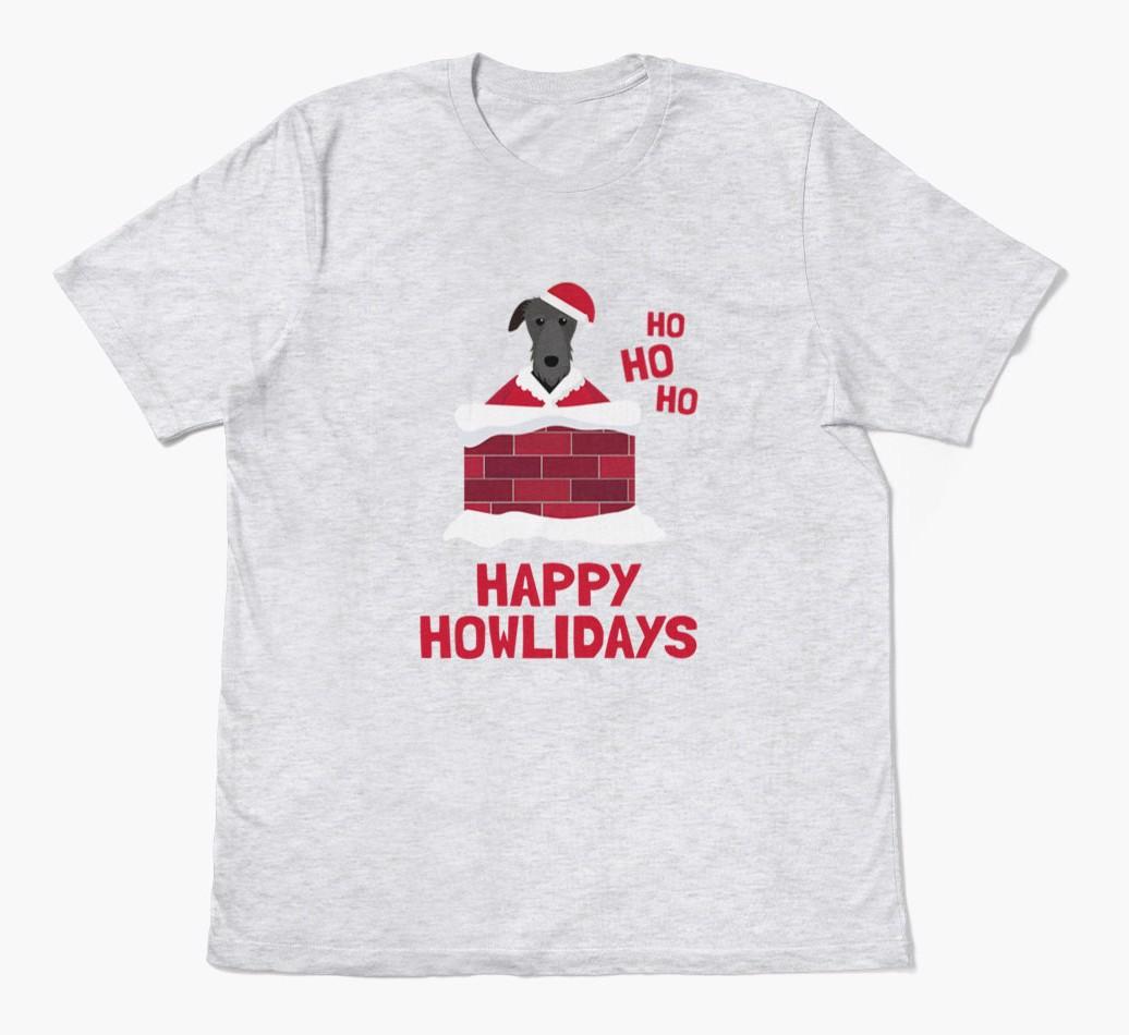 'Happy Howlidays' - Personalized {breedFullName} Adult T-Shirt