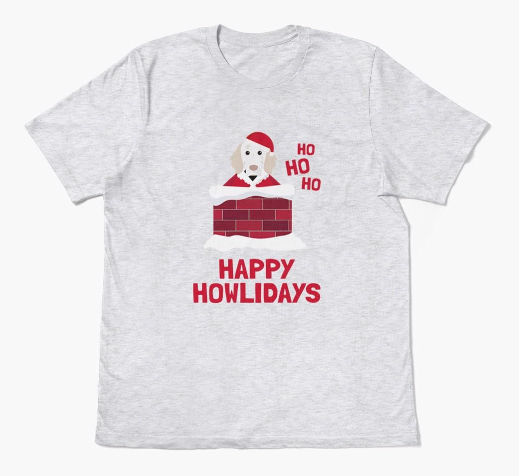 'Happy Howlidays' - Personalized {breedFullName} Adult T-Shirt