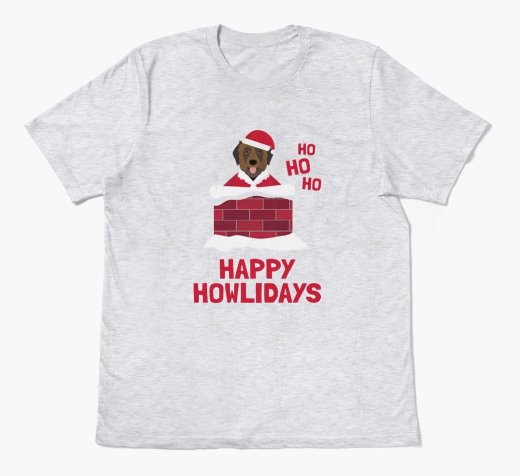 'Happy Howlidays' - Personalized {breedFullName} Adult T-Shirt