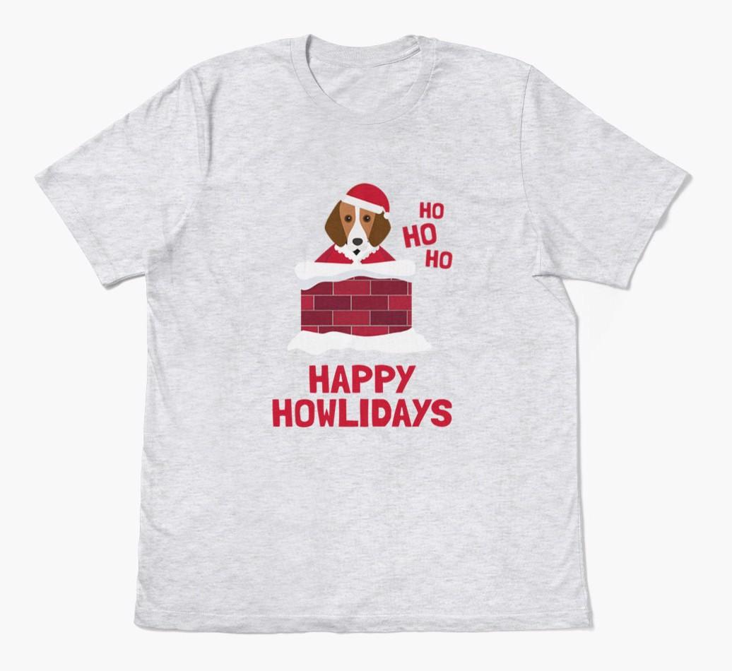 'Happy Howlidays' - Personalized {breedFullName} Adult T-Shirt
