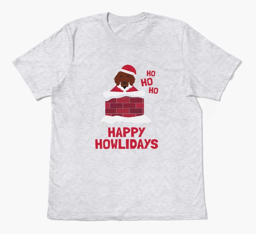 'Happy Howlidays' - Personalized {breedFullName} Adult T-Shirt