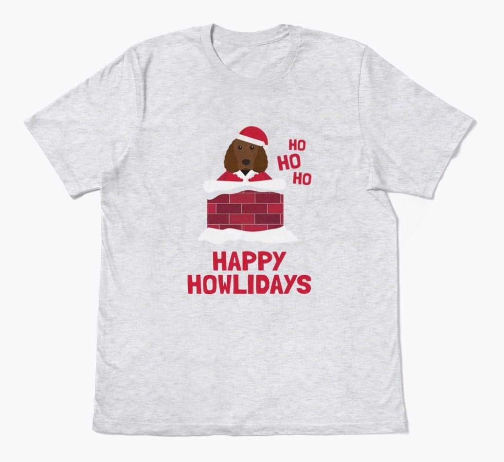 'Happy Howlidays' - Personalized {breedFullName} Adult T-Shirt