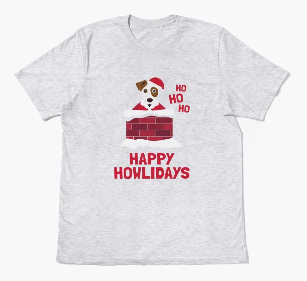'Happy Howlidays' - Personalized {breedFullName} Adult T-Shirt