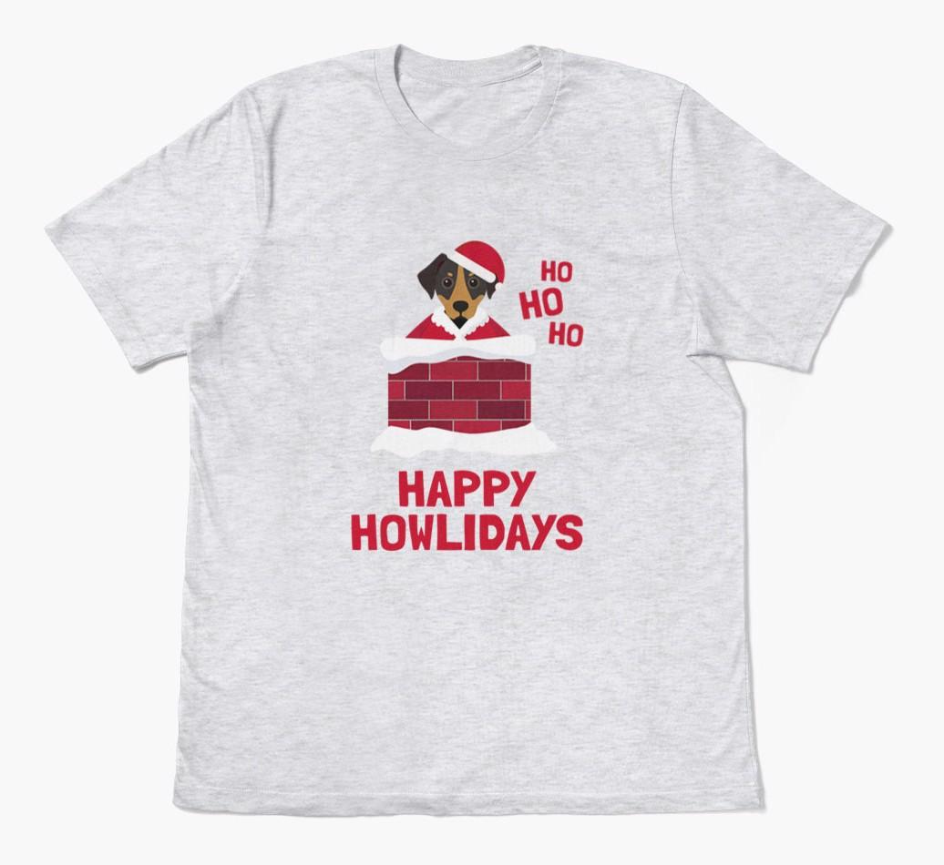 'Happy Howlidays' - Personalized {breedFullName} Adult T-Shirt