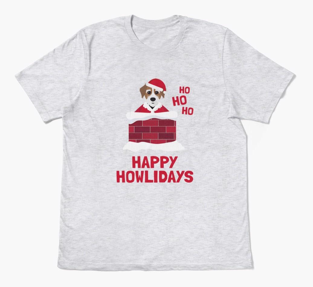 'Happy Howlidays' - Personalized {breedFullName} Adult T-Shirt