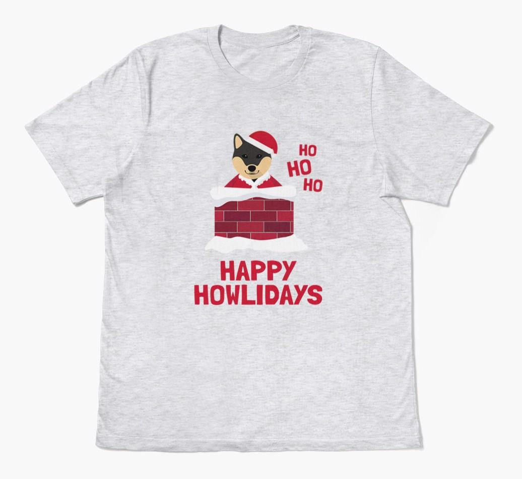 'Happy Howlidays' - Personalized {breedFullName} Adult T-Shirt