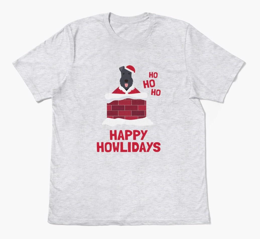 'Happy Howlidays' - Personalized {breedFullName} Adult T-Shirt