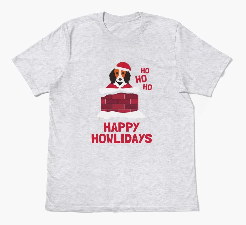 'Happy Howlidays' - Personalized {breedFullName} Adult T-Shirt