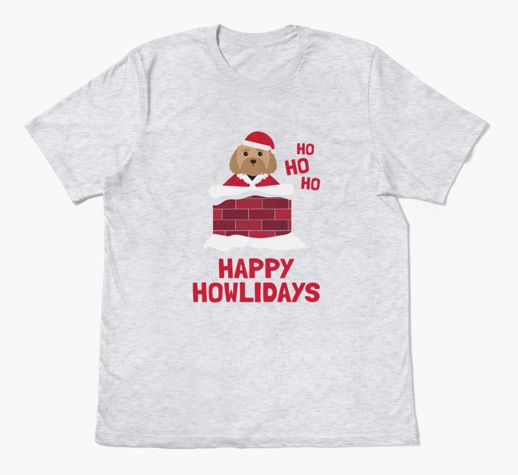 'Happy Howlidays' - Personalized {breedFullName} Adult T-Shirt