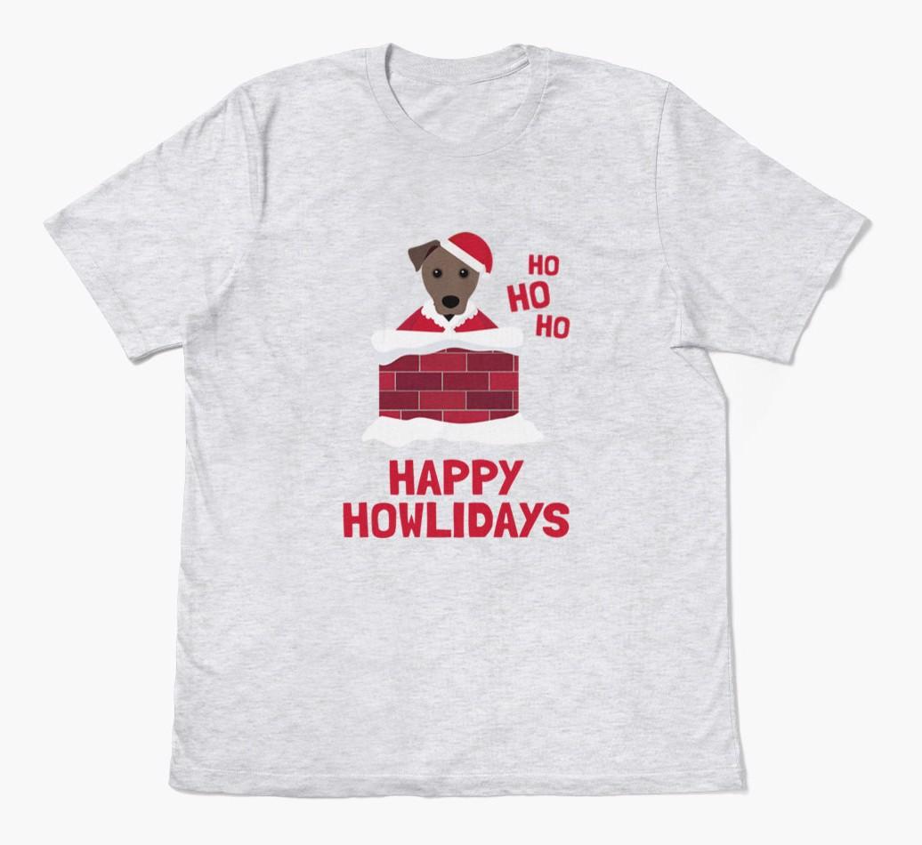 'Happy Howlidays' - Personalized {breedFullName} Adult T-Shirt