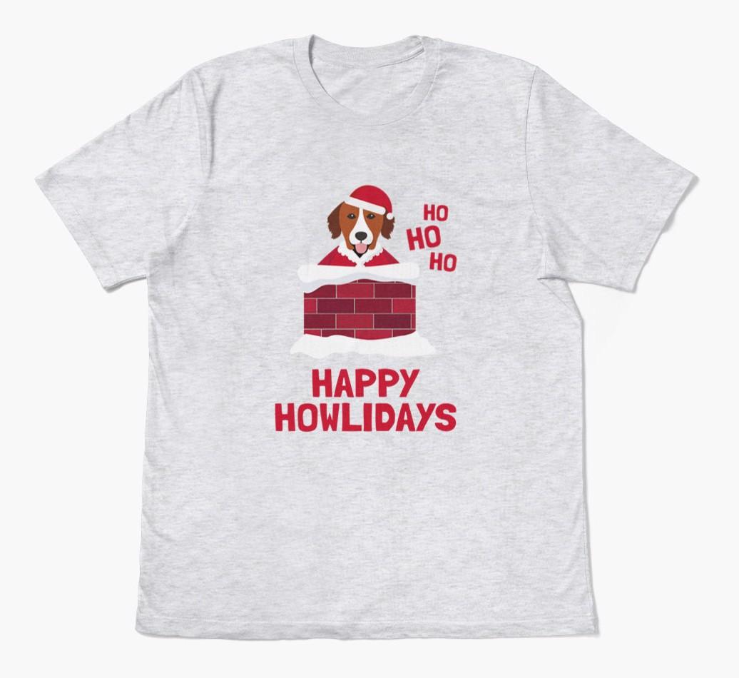 'Happy Howlidays' - Personalised {breedFullName} Adult T-Shirt