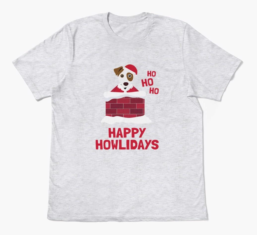 'Happy Howlidays' - Personalized {breedFullName} Adult T-Shirt