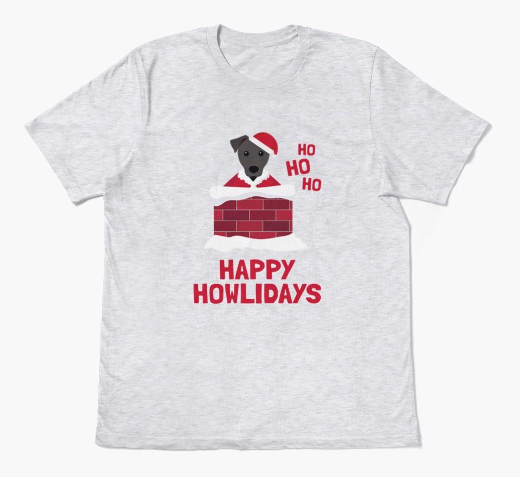 'Happy Howlidays' - Personalized {breedFullName} Adult T-Shirt