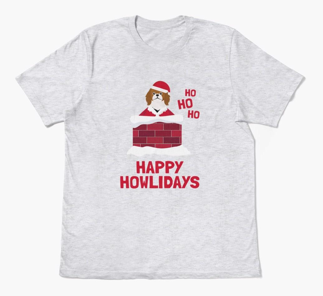 'Happy Howlidays' - Personalized {breedFullName} Adult T-Shirt