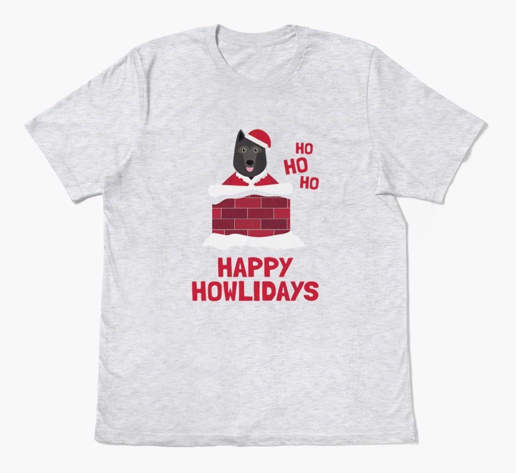 'Happy Howlidays' - Personalized {breedFullName} Adult T-Shirt