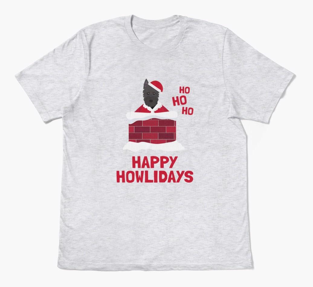 'Happy Howlidays' - Personalized {breedFullName} Adult T-Shirt