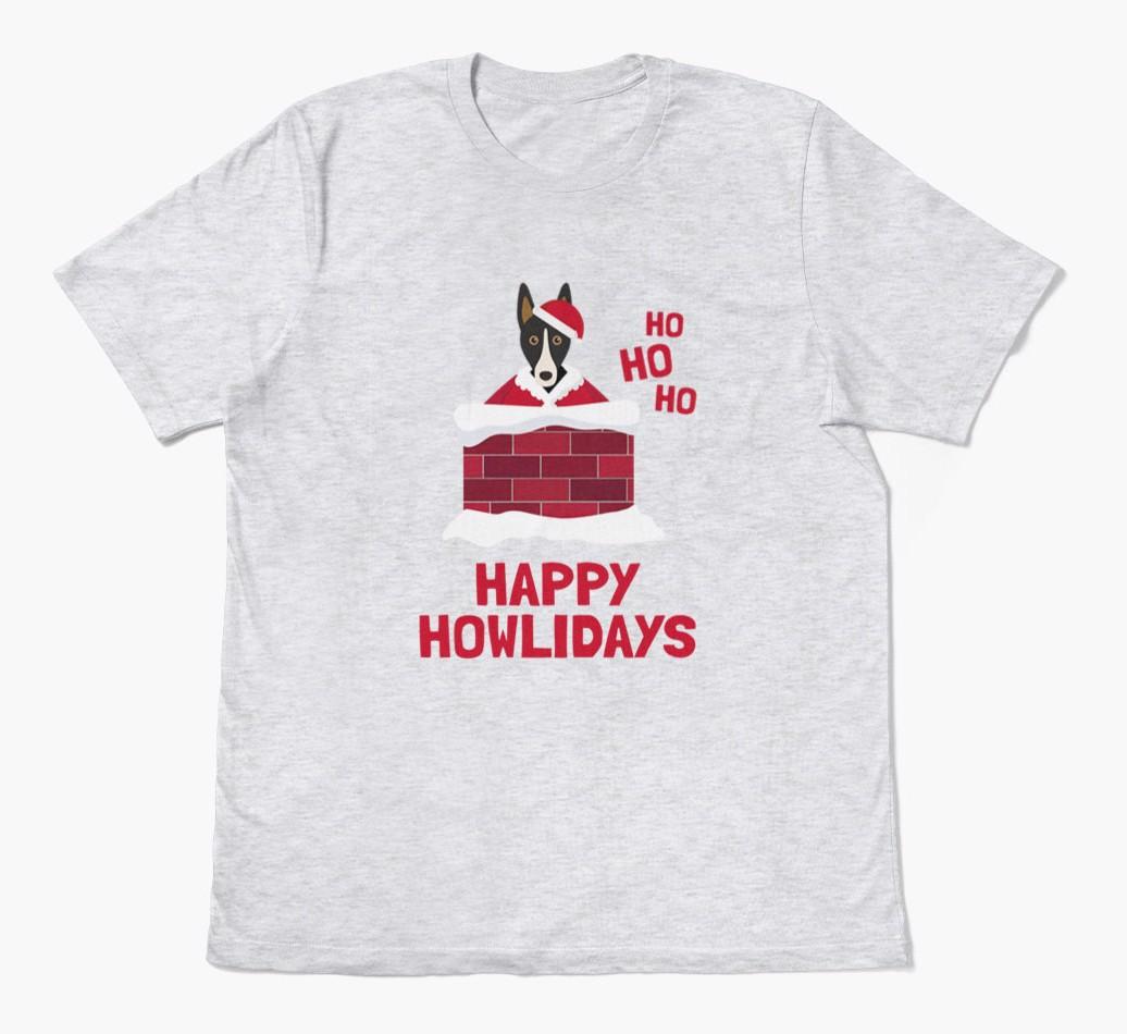 'Happy Howlidays' - Personalized {breedFullName} Adult T-Shirt
