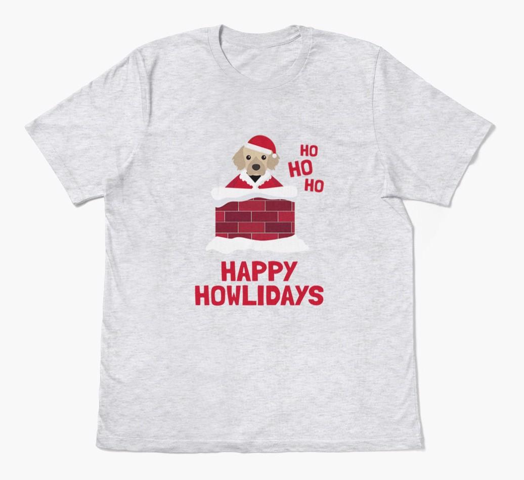 'Happy Howlidays' - Personalized {breedFullName} Adult T-Shirt
