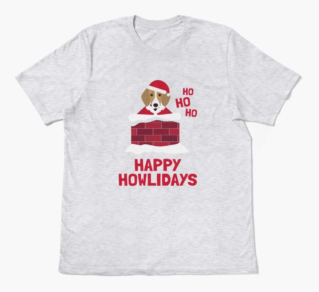 'Happy Howlidays' - Personalized {breedFullName} Adult T-Shirt