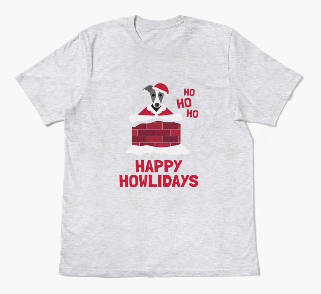 'Happy Howlidays' - Personalized {breedFullName} Adult T-Shirt