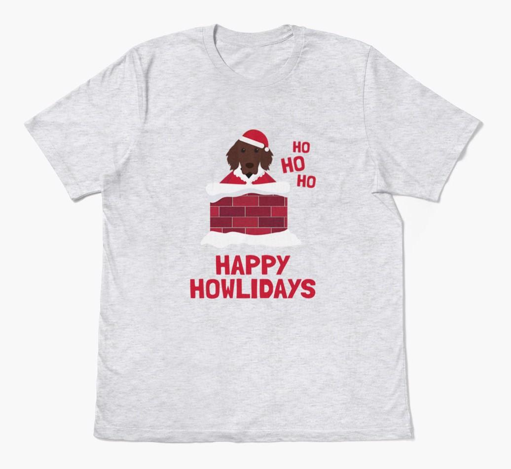 'Happy Howlidays' - Personalized {breedFullName} Adult T-Shirt
