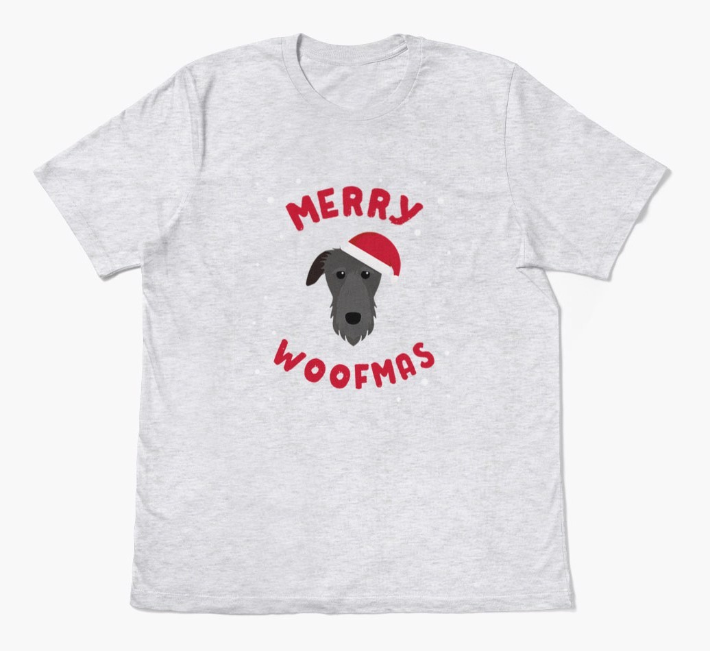 'Merry Woofmas' - Personalised {breedFullName} Adult T-Shirt