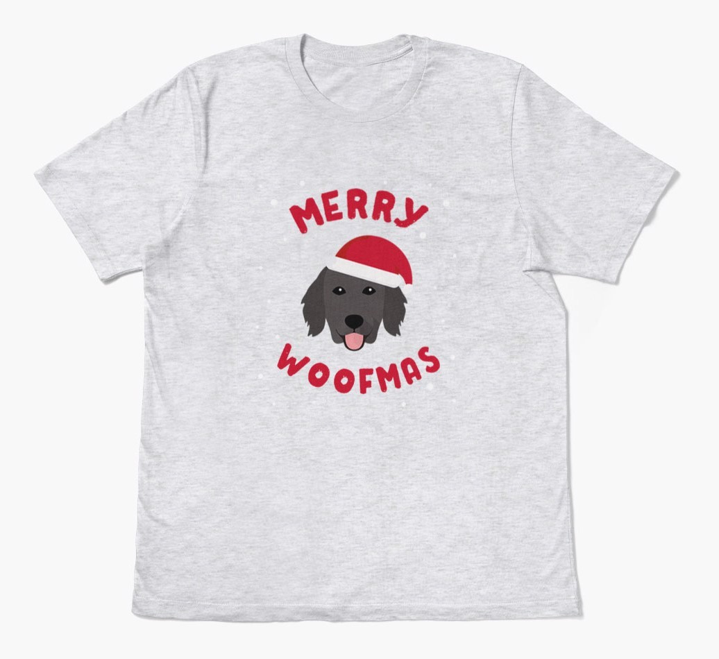'Merry Woofmas' - Personalised {breedFullName} Adult T-Shirt