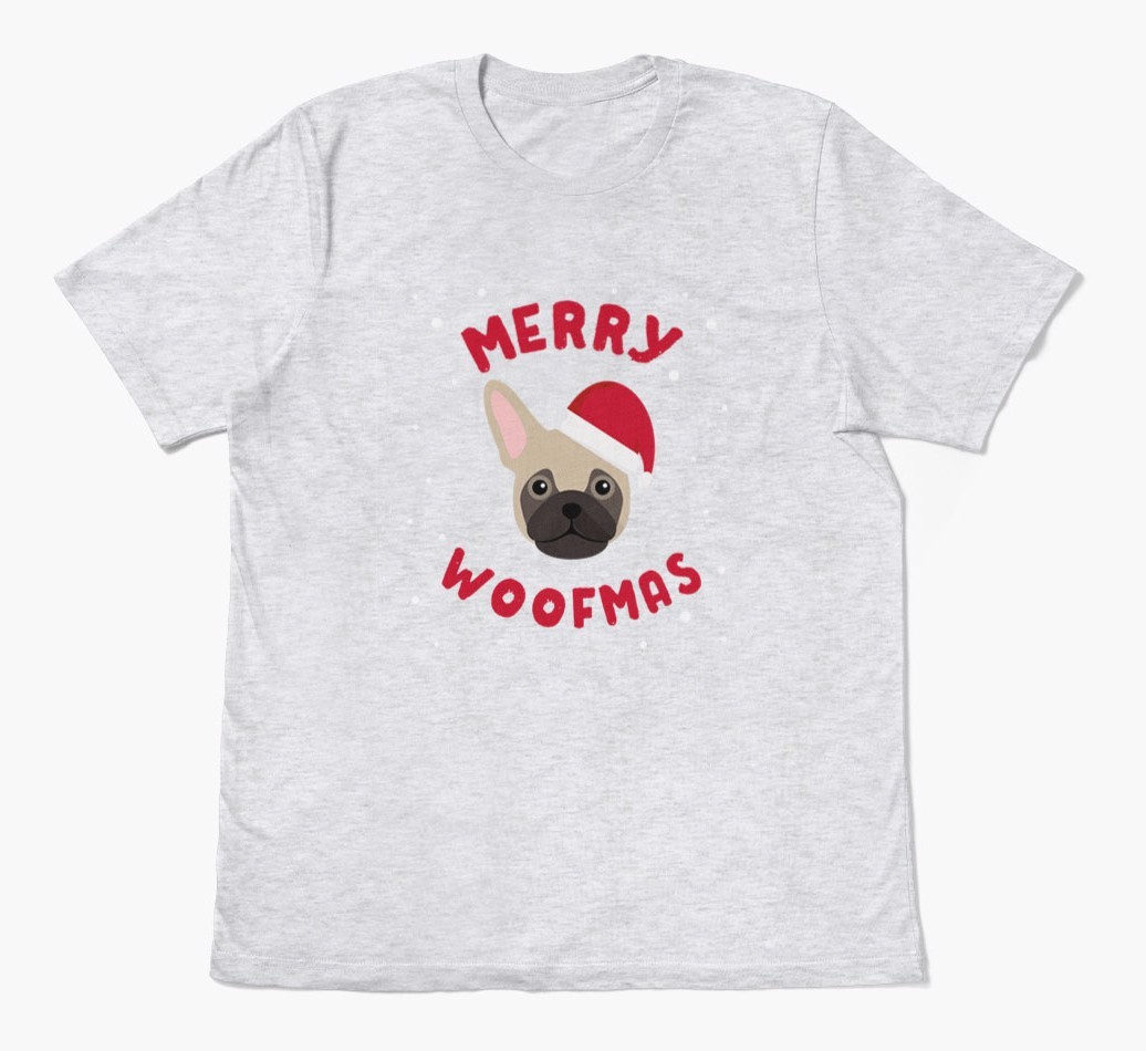'Merry Woofmas' - Personalised {breedFullName} Adult T-Shirt