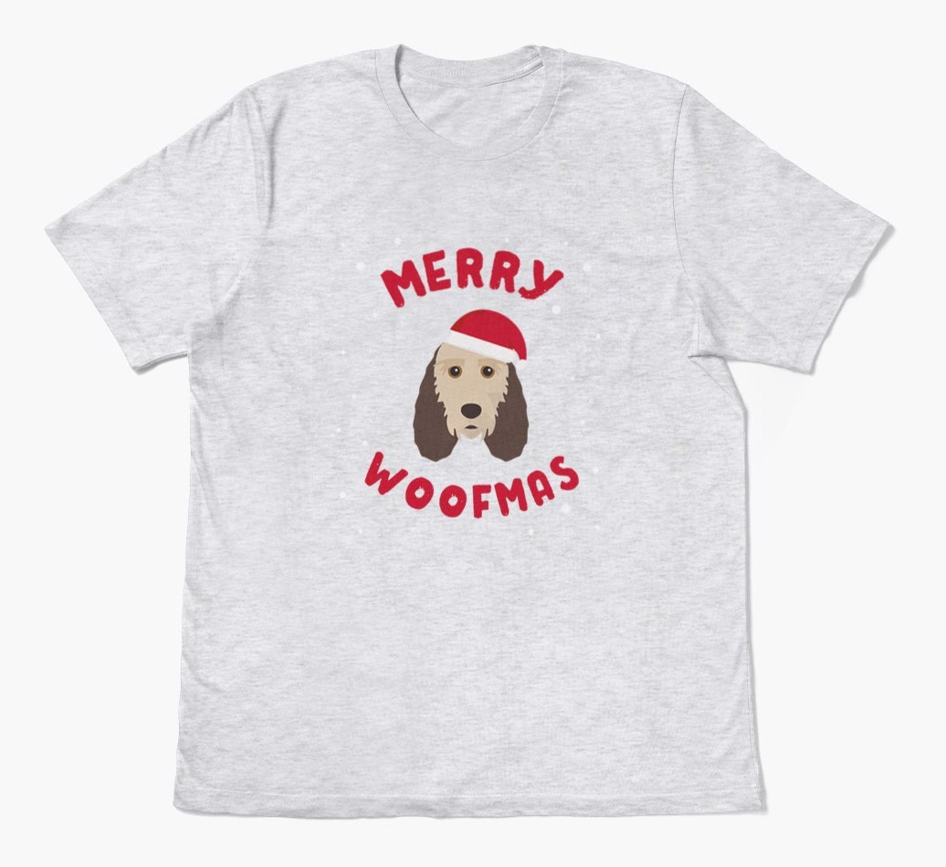 'Merry Woofmas' - Personalised {breedFullName} Adult T-Shirt