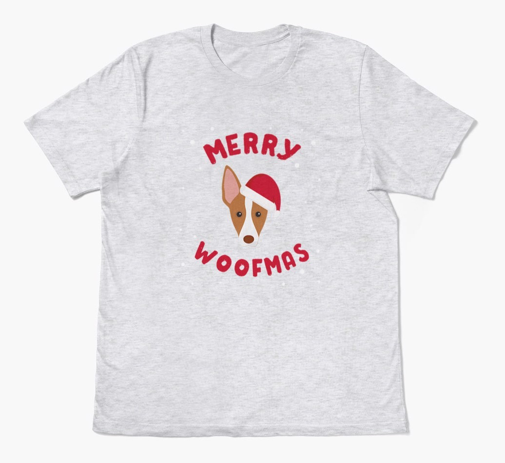 'Merry Woofmas' - Personalised {breedFullName} Adult T-Shirt