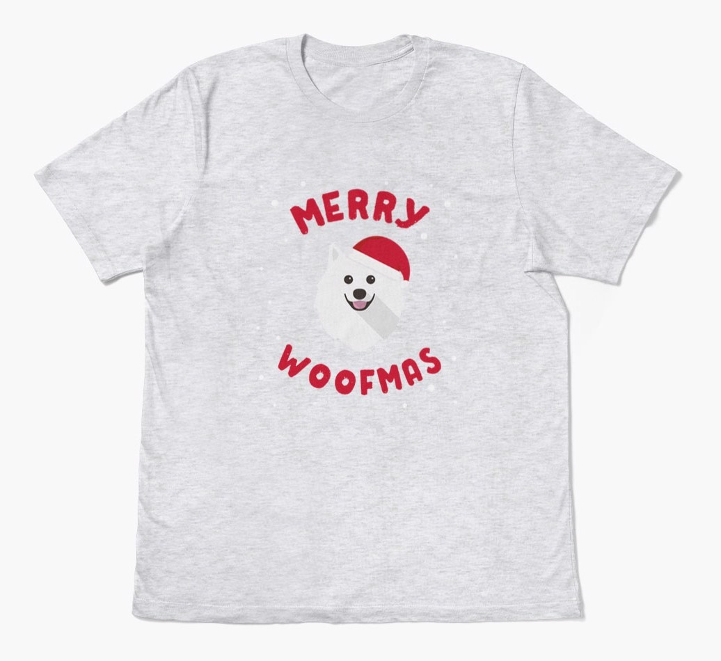 'Merry Woofmas' - Personalised {breedFullName} Adult T-Shirt