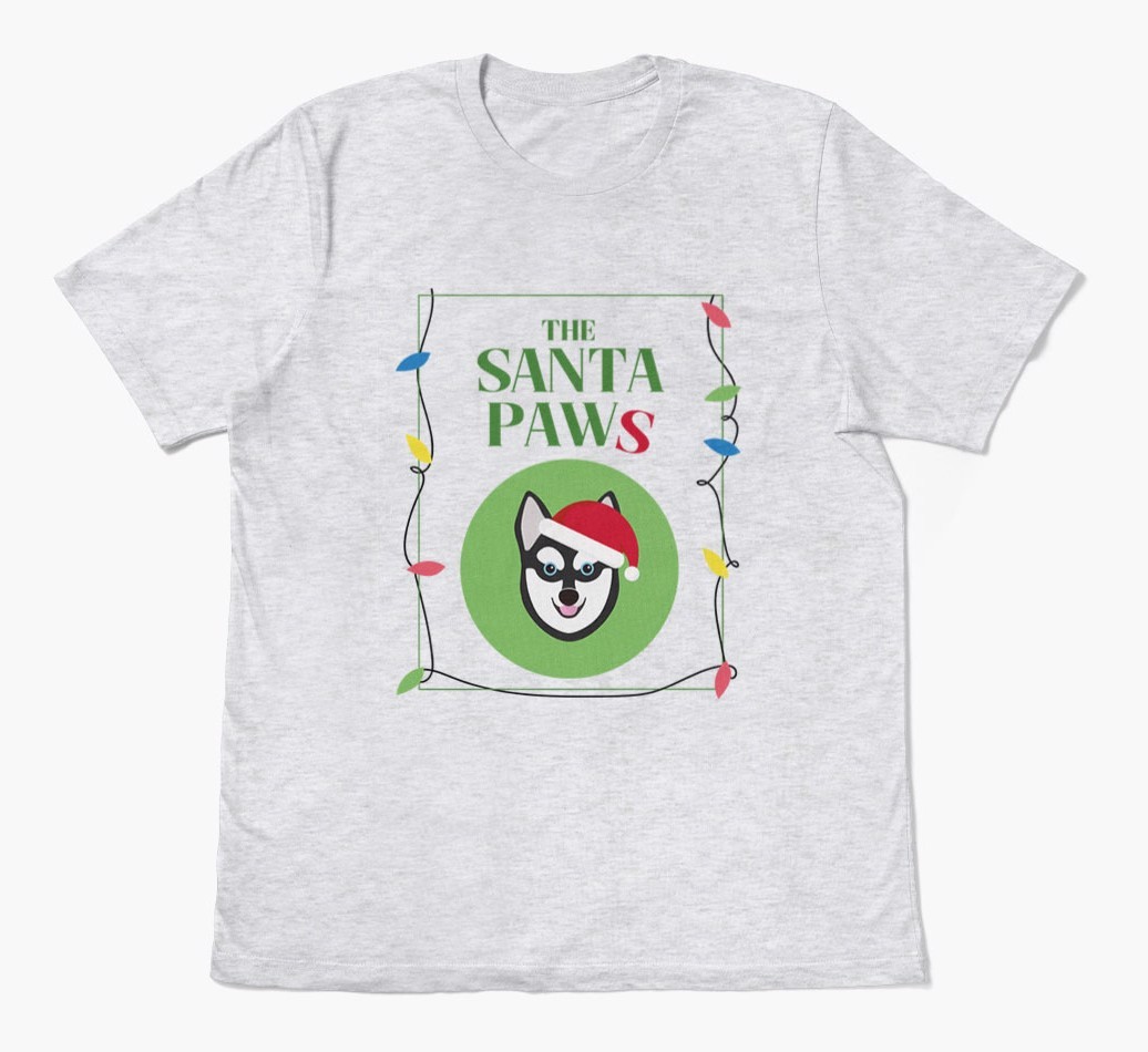 'Santa Paws' - Personalized {breedFullName} Adult T-Shirt