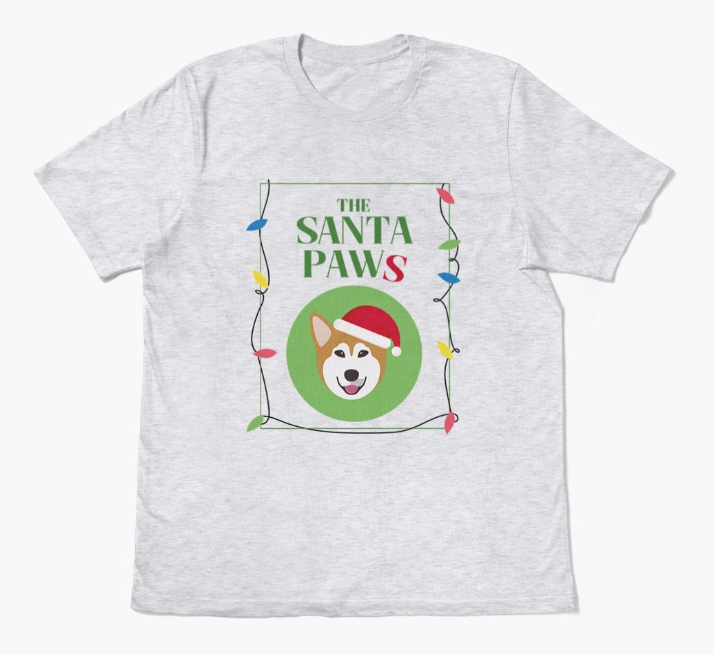 'Santa Paws' - Personalized {breedFullName} Adult T-Shirt