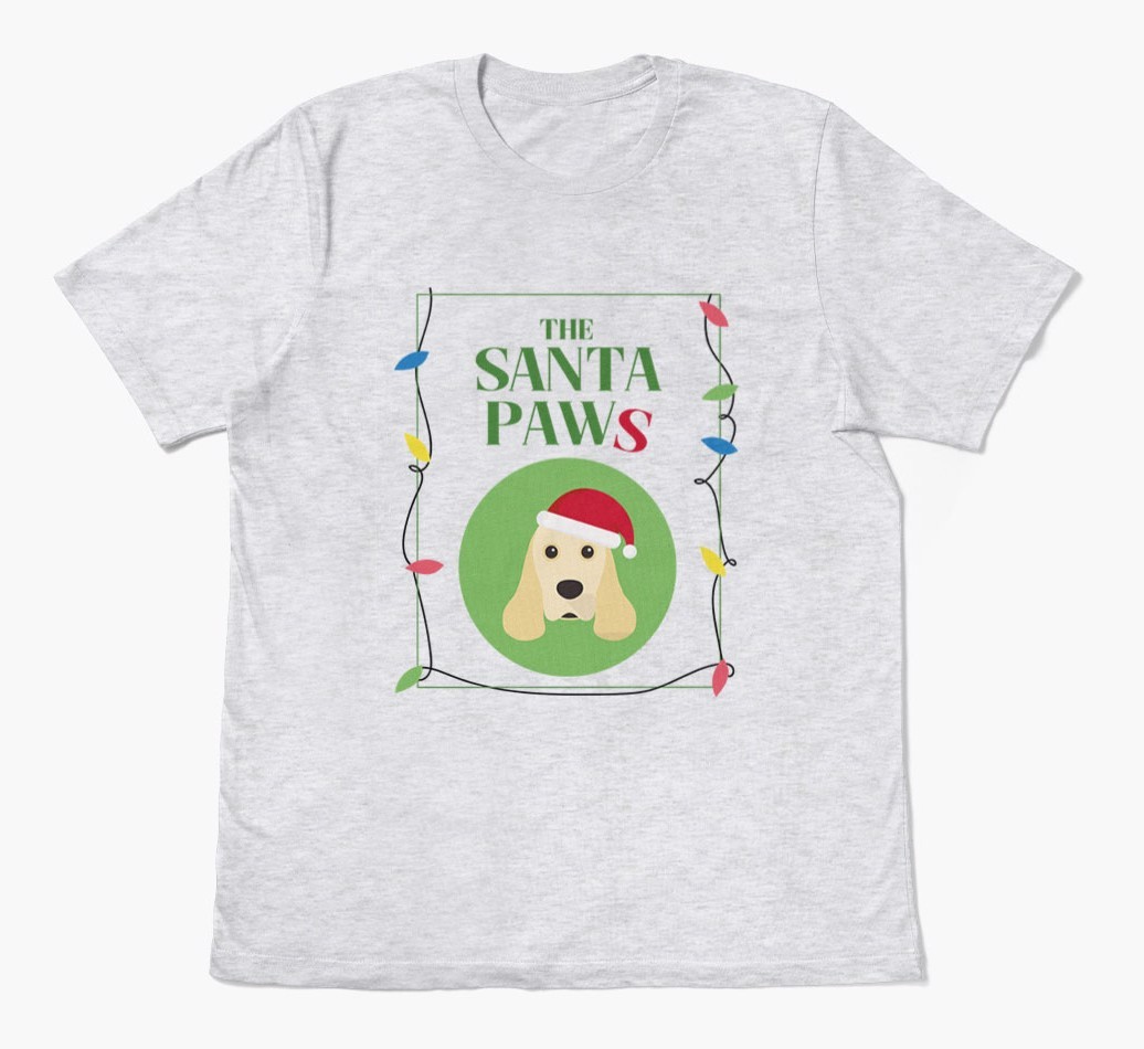 'Santa Paws' - Personalized {breedFullName} Adult T-Shirt