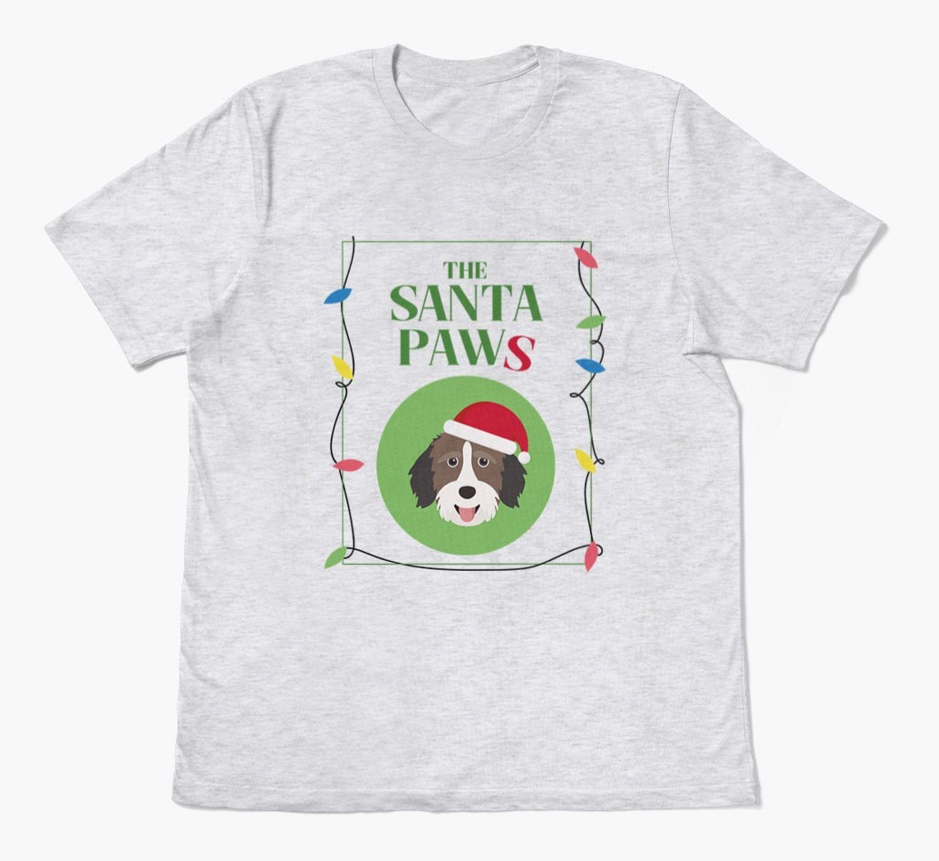 'Santa Paws' - Personalized {breedFullName} Adult T-Shirt