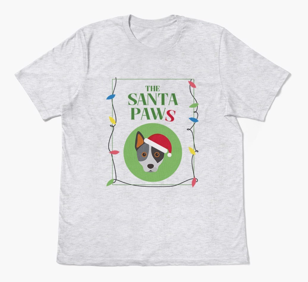'Santa Paws' - Personalized {breedFullName} Adult T-Shirt