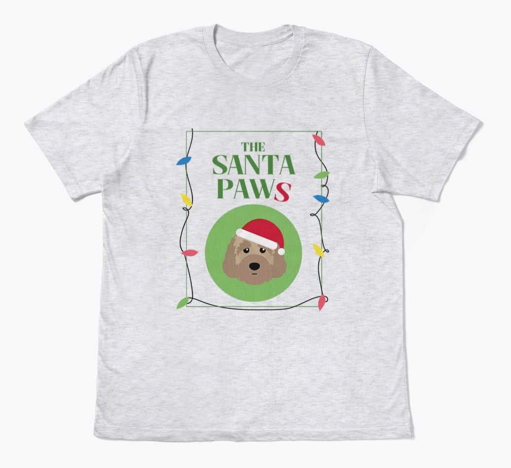 'Santa Paws' - Personalized {breedFullName} Adult T-Shirt