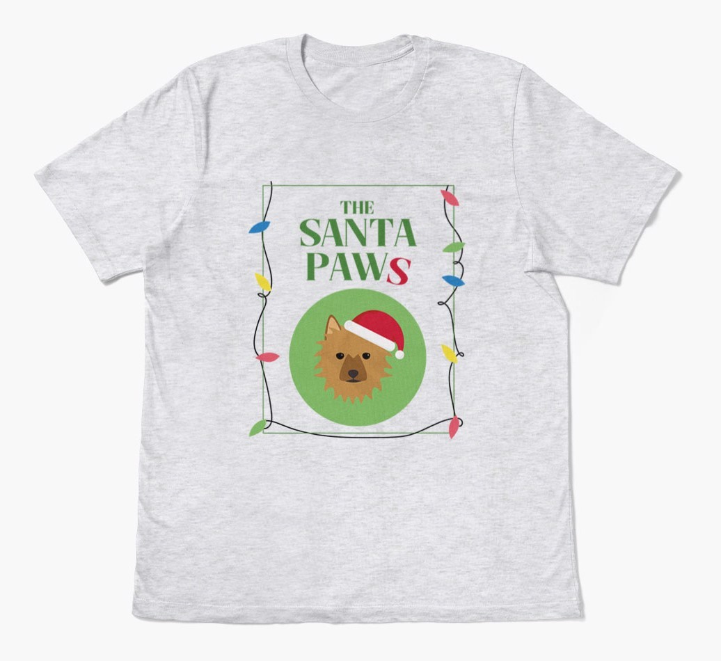 'Santa Paws' - Personalized {breedFullName} Adult T-Shirt