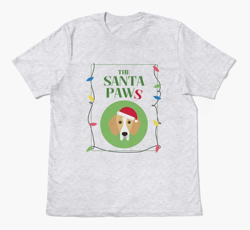 'Santa Paws' - Personalized {breedFullName} Adult T-Shirt