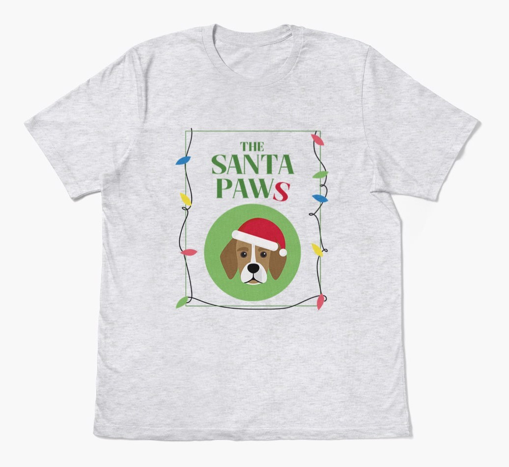 'Santa Paws' - Personalized {breedFullName} Adult T-Shirt