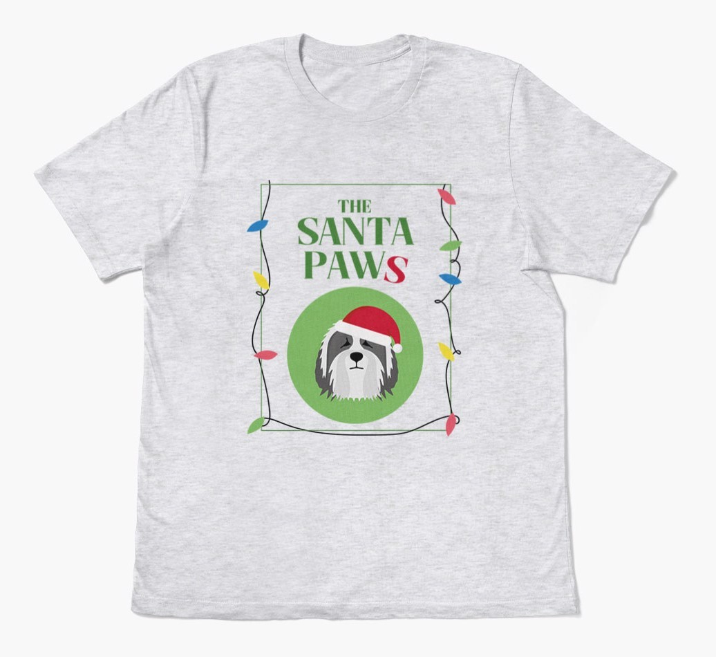 'Santa Paws' - Personalized {breedFullName} Adult T-Shirt
