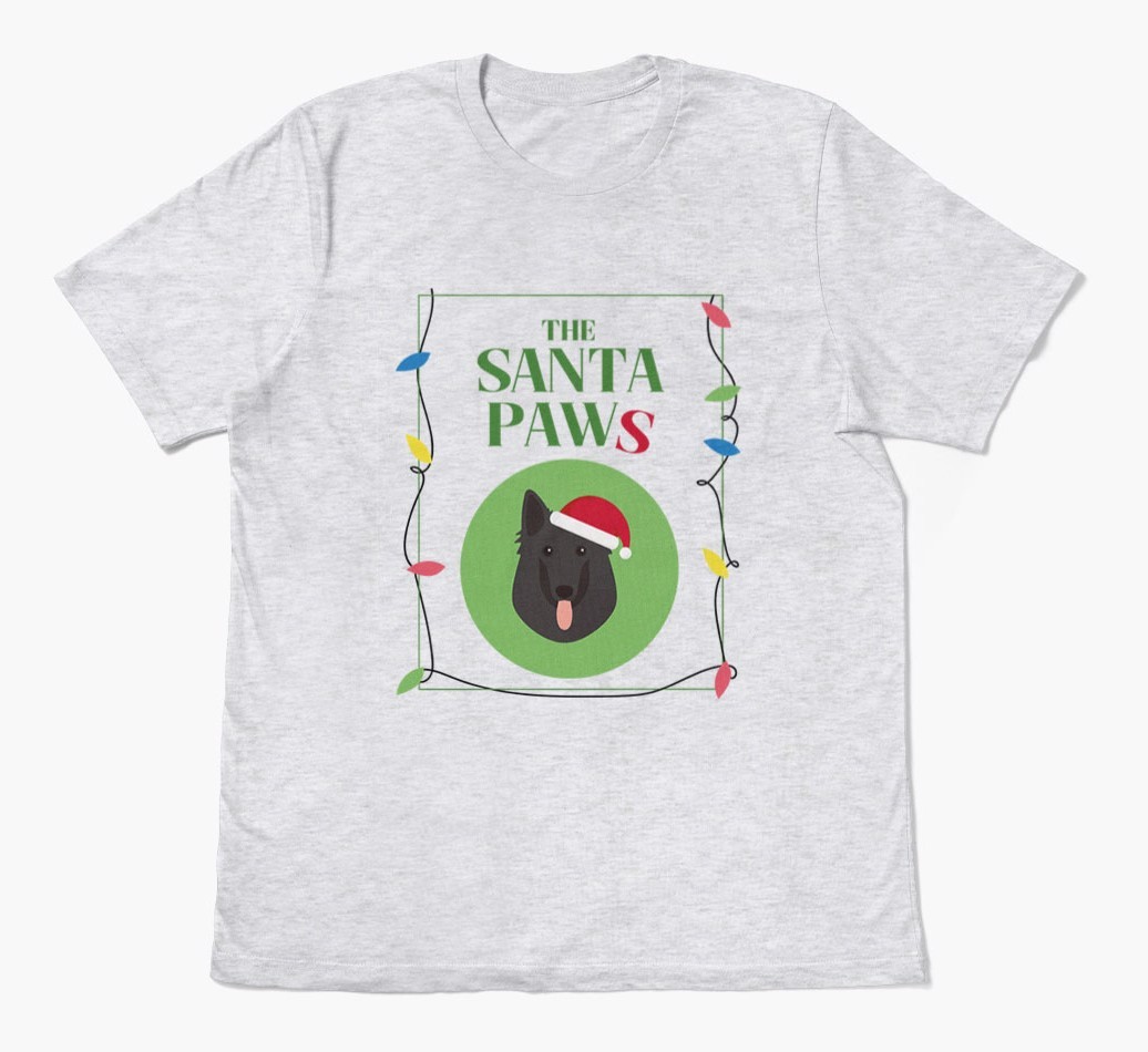 'Santa Paws' - Personalised {breedFullName} Adult T-Shirt