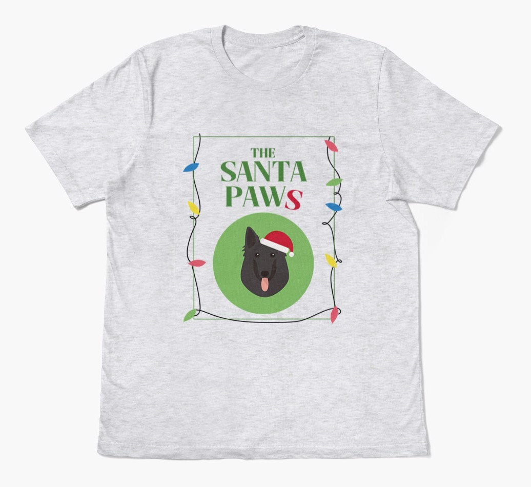 'Santa Paws' - Personalised {breedFullName} Adult T-Shirt